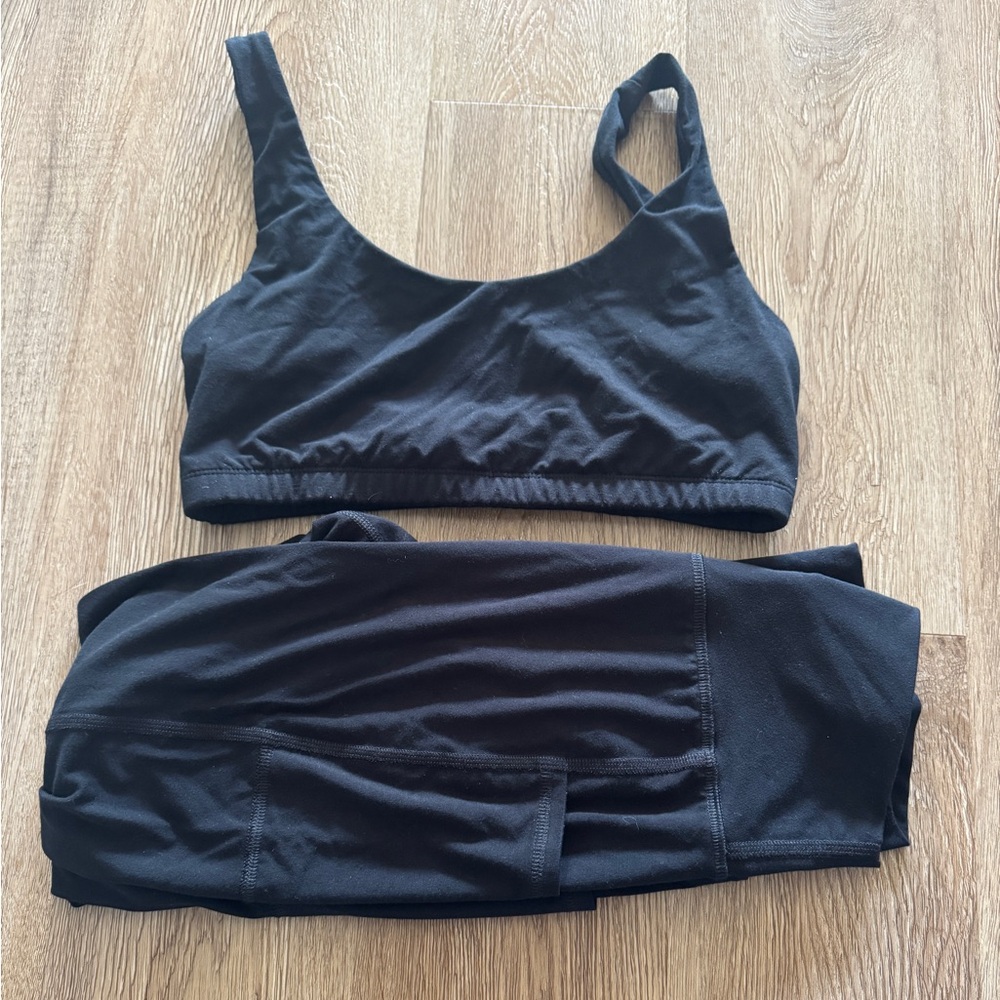 Namarie hemp-based yoga set small leggings & bra small